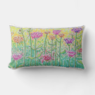 Flower Field Lumbar Cushion