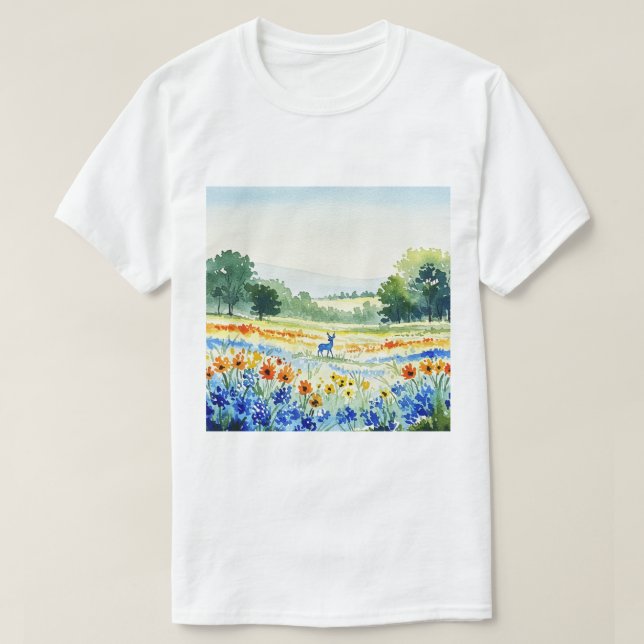 Flower field T-Shirt (Design Front)