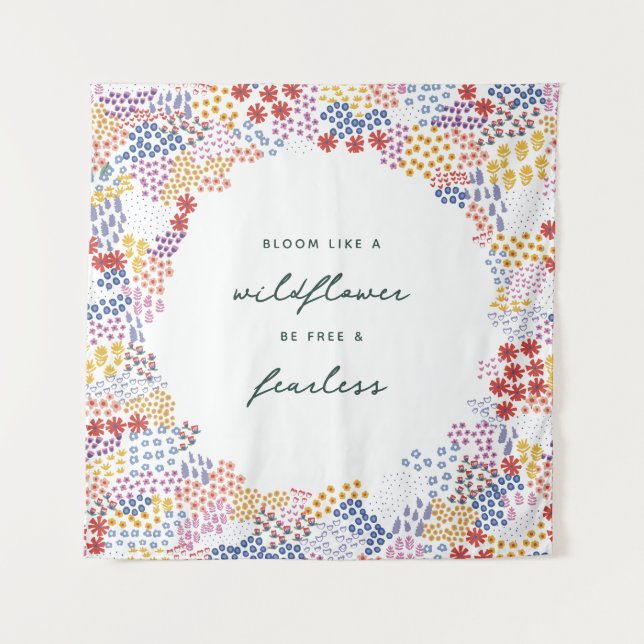 Flower Field Tapestry (Front)