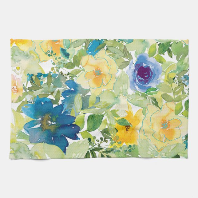 Flower Field Tea Towel (Horizontal)