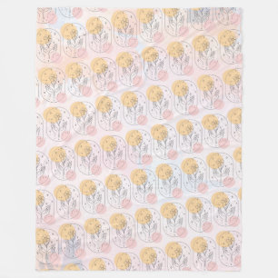Flower Fleece Blanket