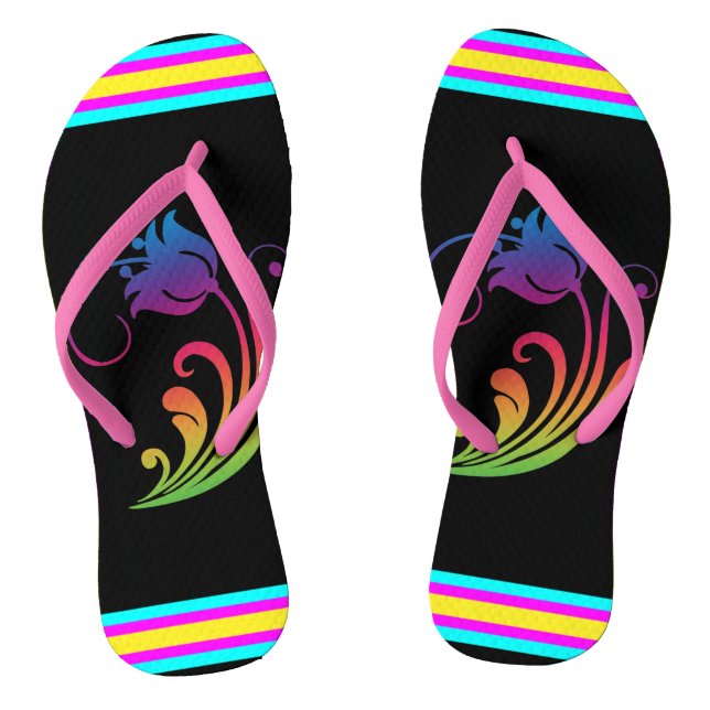 Flower Flip Flops (Footbed)
