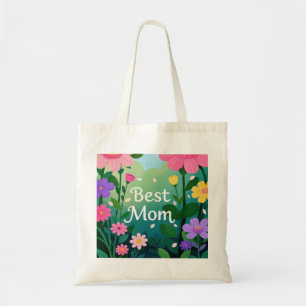 Flower Floral Best Mum Garden Tote Bag