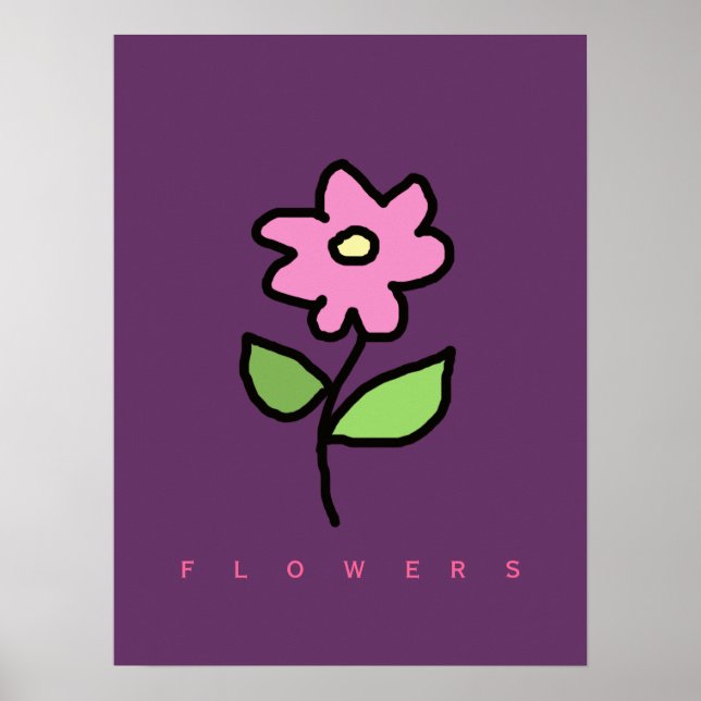 flower floral decor walls (Front)