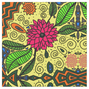 Flower floral fabric