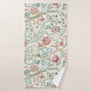 Flower, Floral Pattern, William Morris Bath Towel