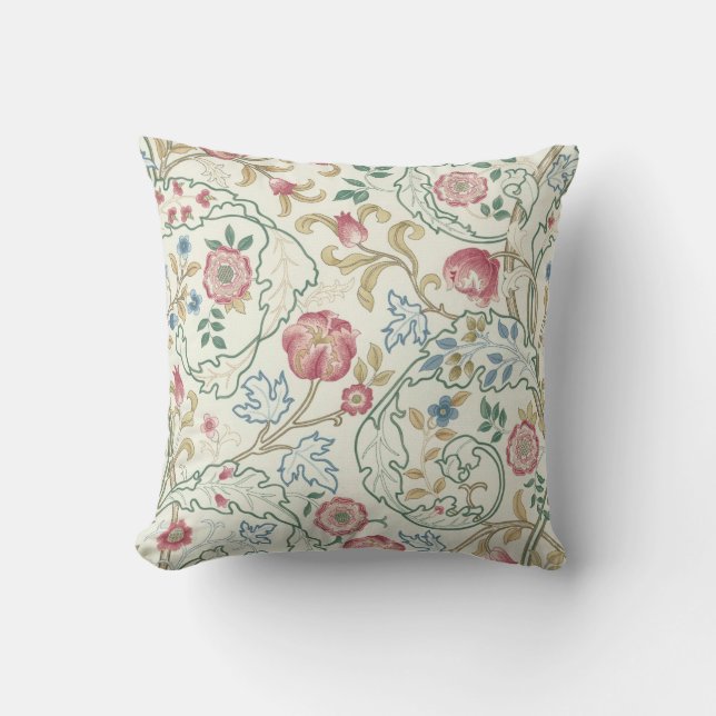 Flower, Floral Pattern, William Morris Cushion (Front)