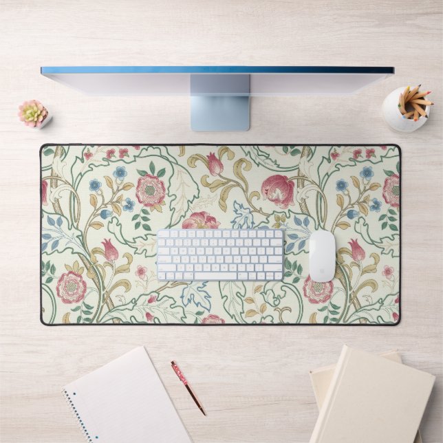 Flower, Floral Pattern, William Morris Desk Mat (Office 1)
