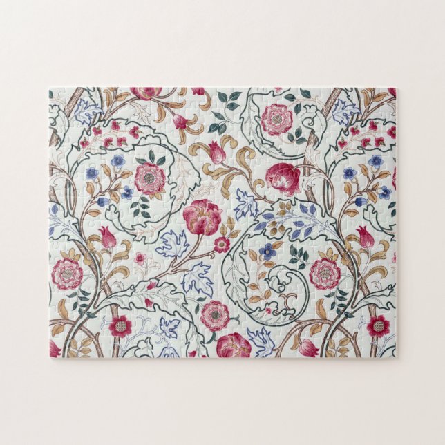 Flower, Floral Pattern, William Morris Jigsaw Puzzle (Horizontal)
