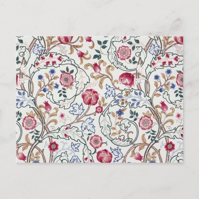 Flower, Floral Pattern, William Morris Postcard (Front)