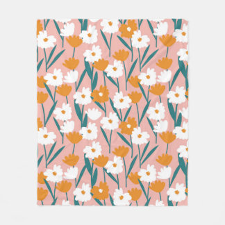 flower floral seamless pattern background, print p fleece blanket