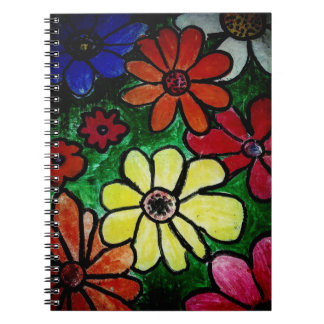 flower flower power  bloom notebook