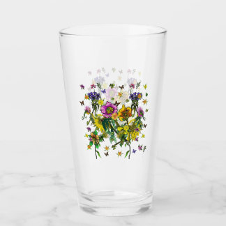 Flower Flurry (no bkgnd) Glass