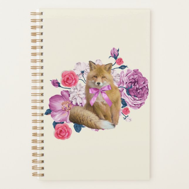 Flower Fox Planner (Front)