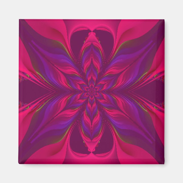 Flower Fractal Magnet (Front)