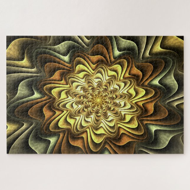 flower fractal puzzle (Horizontal)