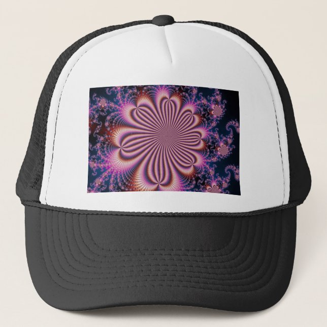 Flower - Fractal Trucker Hat (Front)