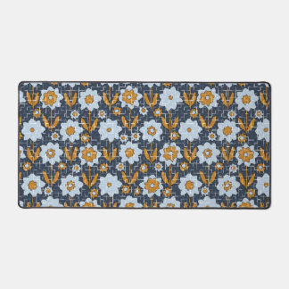 Flower Fragments Desk Mat