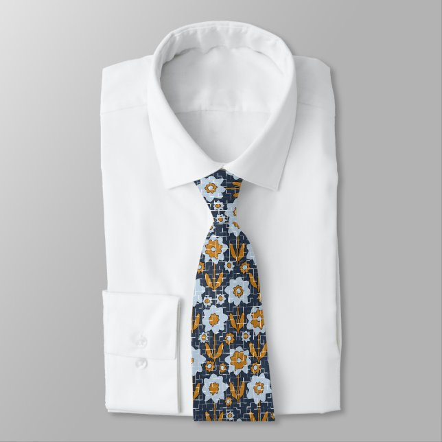 Flower Fragments Tie (Tied)