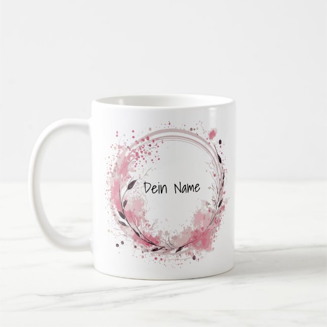 Flower Frame 15 Coffee Mug (Left)