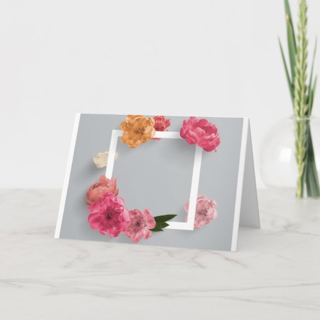 Flower Frame Card (Front)