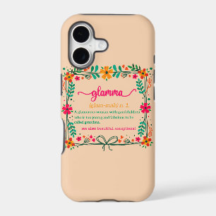 Flower Frame Glamma Grandma Grandmother Definition