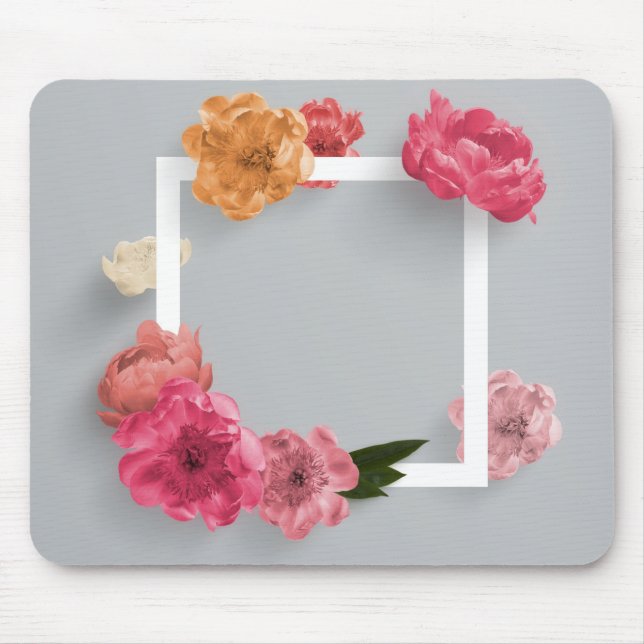 Flower Frame Mouse Pad (Front)