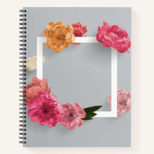 Flower Frame Notebook (Front)