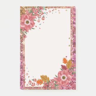 Flower Frame Post it Notes