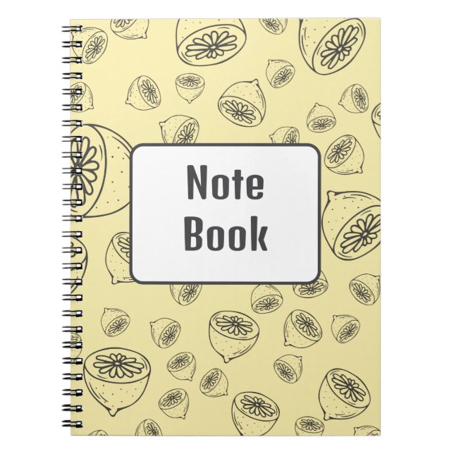 Flower Fruit Cute Note Book (Front)