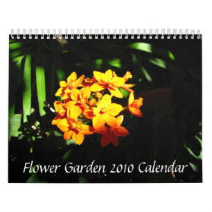 Flower Garden 2010 Calendar