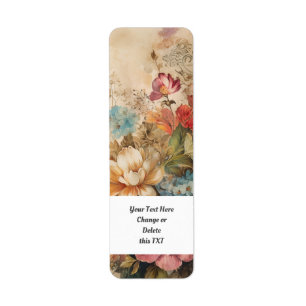 Flower Garden 402c Return Address Label
