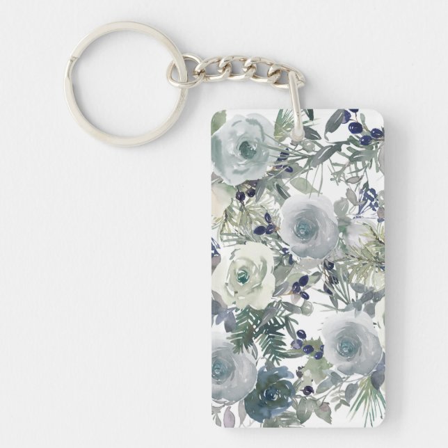 Flower Garden Art Key Ring (Front)