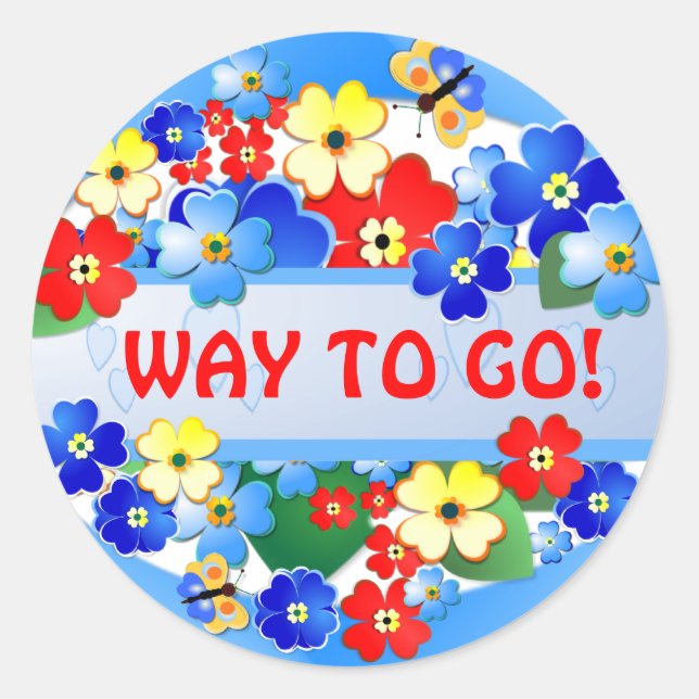 Flower Garden ~ Award Sticker (Front)