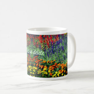 Flower Garden Beauty Personalised Coffee Mug