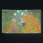 Flower Garden (by Gustav Klimt) Banner<br><div class="desc">This design features a painting by Austrian artist Gustav Klimt (1862–1918). It is a depiction of a beautiful flower garden in Klimt's typical impressionist style. The flowers almost look like they're overflowing, and it's impossible not to feel uplifted by their beauty. The original work was completed in 1907 and its...</div>