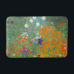 Flower Garden by Gustav Klimt Bath Mat<br><div class="desc">Please visit my store for more interesting design and more color choice => zazzle.com/colorfulworld*</div>