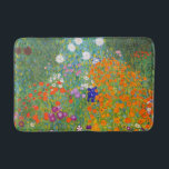 Flower Garden by Gustav Klimt Bath Mat<br><div class="desc">Please visit my store for more interesting design and more color choice => zazzle.com/colorfulworld*</div>