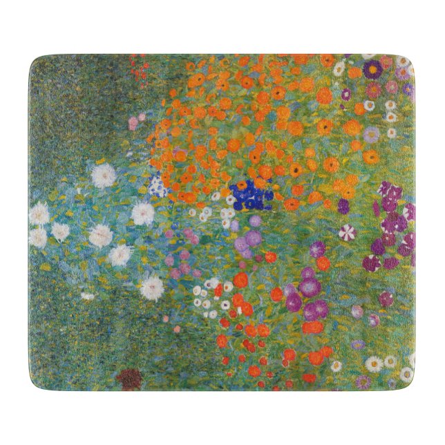Flower Garden (by Gustav Klimt) Cutting Board (Front)