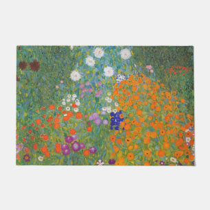 Flower Garden (by Gustav Klimt) Doormat