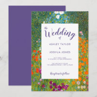 Flower Garden by Gustav Klimt Floral Wedding