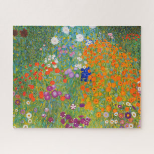 Flower Garden by Gustav Klimt Jigsaw Puzzle
