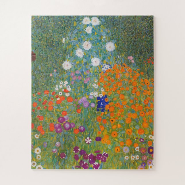 Flower Garden by Gustav Klimt Jigsaw Puzzle (Vertical)