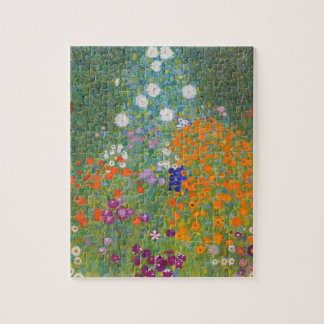 Flower Garden by Gustav Klimt Jigsaw Puzzle
