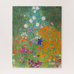 Flower Garden by Gustav Klimt Jigsaw Puzzle<br><div class="desc">Please visit my store for more interesting design and more colour choice.
=> zazzle.com/colorfulworld*</div>