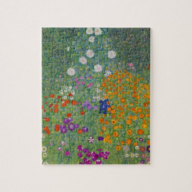Flower Garden by Gustav Klimt Jigsaw Puzzle (Vertical)