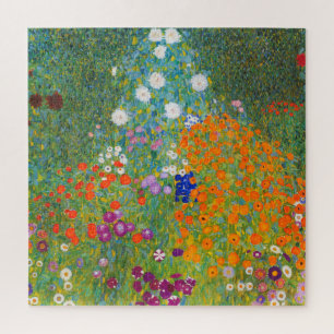 Flower Garden by Gustav Klimt Jigsaw Puzzle