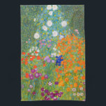 Flower Garden by Gustav Klimt Tea Towel<br><div class="desc">Please visit my store for more interesting design and more colour choice.
=> zazzle.com/colorfulworld*</div>