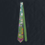 Flower Garden (by Gustav Klimt) Tie<br><div class="desc">This design features a painting by Austrian artist Gustav Klimt (1862–1918). It is a depiction of a beautiful flower garden in Klimt's typical impressionist style. The flowers almost look like they're overflowing, and it's impossible not to feel uplifted by their beauty. The original work was completed in 1907 and its...</div>