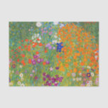 Flower Garden by Gustav Klimt  Tissue Paper<br><div class="desc">Please visit my store for more interesting design and more colour choice => zazzle.com/colorfulworld*</div>